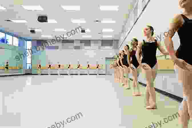 A Ballet Class In Progress, With Students Practicing At The Barre. Professional Ballet With The Vaganova Method: Teaching Learning Ballet In A Modern Style (professional Ballet Education 1)