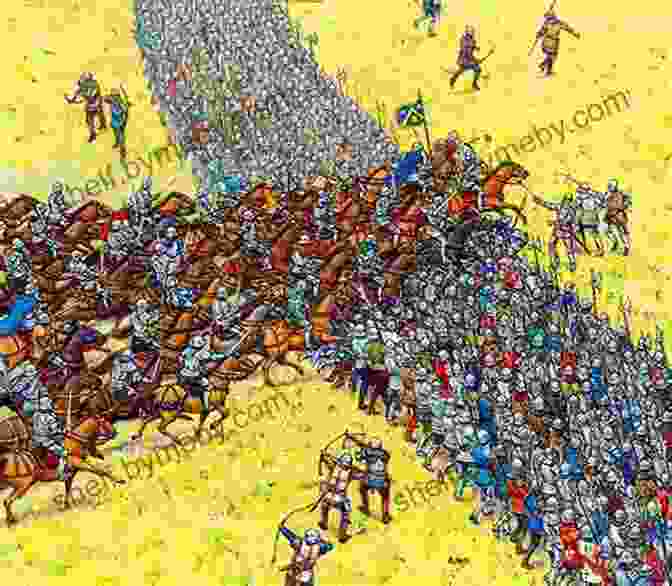 A Battle Scene From The Novel, Featuring Knights Charging Into Battle The Last Pendragon Saga Volume 1: The Last Pendragon/The Pendragon S Blade/Song Of The Pendragon (The Last Pendragon Saga Boxset)