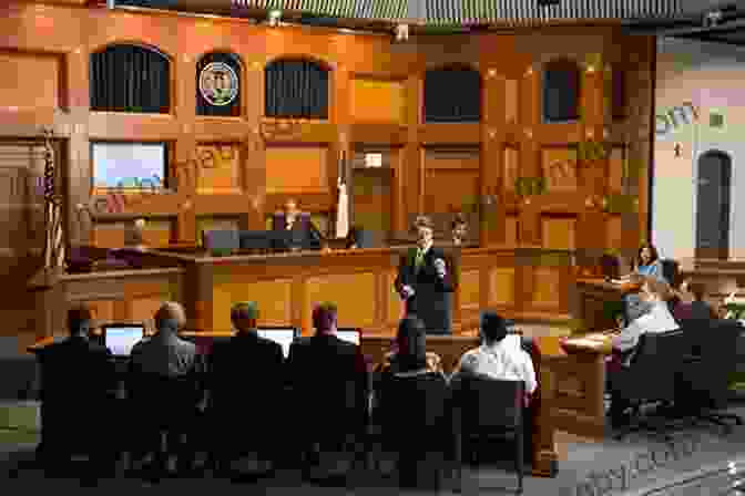 A Courtroom Scene With Lawyers Presenting Their Cases. Commercial Insurance Risks: Transportation Herbert Spencer