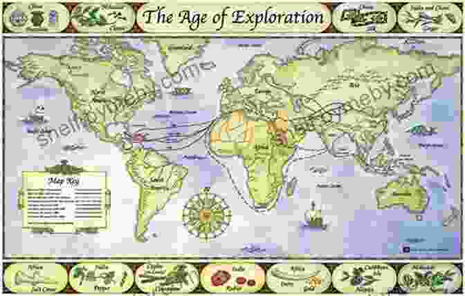 A Detailed Map Of The World, Adorned With Intricate Designs, Showcasing The Major Trade Routes, Discoveries, And Empires Of The Age Of Exploration. Western Civilization 1 CLEP Test Study Guide Pass Your Class Part 1