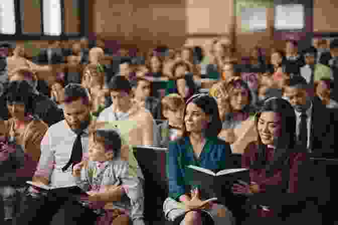 A Group Of People Gathered In A Church, Listening To A Speaker. Saint Peter: A Life From Beginning To End (Biographies Of Christians)