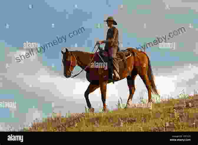 A Lone Figure On Horseback Riding Through A Vast, Rolling Grassy Plain Under A Wide, Blue Sky. Wolf Willow: A History A Story And A Memory Of The Last Plains Frontier (Penguin Twentieth Century Classics)