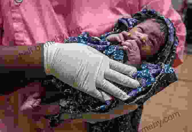 A Midwife Cradles A Newborn Baby In Mali. Monique And The Mango Rains: Two Years With A Midwife In Mali