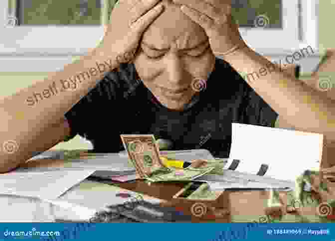 A Person Frowning While Looking At A Pile Of Bills, Signifying The Burden Of Debt. Overdue: Some Valuable Ways To Get Out Of Debt And Grow Your Money