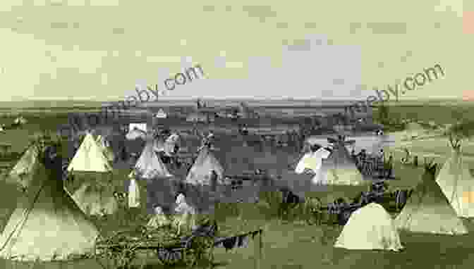 A Photograph Of A Cheyenne Village On The Great Plains. Nine Years Among The Indians 1870 1879: The Story Of The Captivity And Life Of A Texan Among The Indians