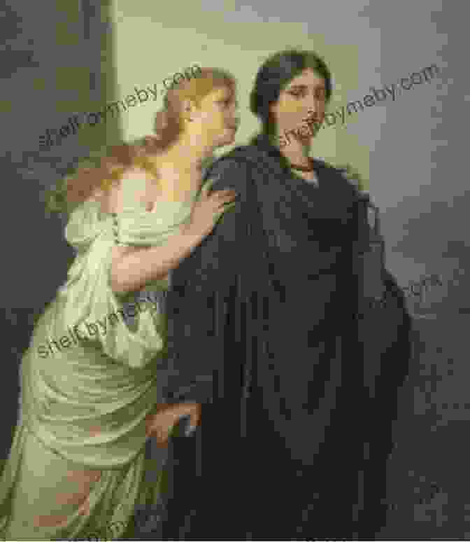 A Scene From Antigone, Depicting Antigone And Her Sister Ismene. Theban Plays (Hackett Classics) Sophocles