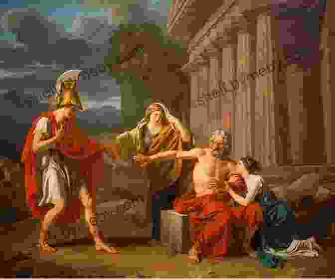 A Scene From Oedipus At Colonus, Depicting Oedipus And His Daughters In The Sacred Grove. Theban Plays (Hackett Classics) Sophocles