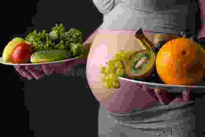 A Smiling Pregnant Woman Holding A Plate Of Fresh Fruits And Vegetables Real Food For Gestational Diabetes: An Effective Alternative To The Conventional Nutrition Approach