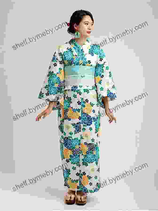 A Woman Wearing A Traditional Japanese Kimono, Showcasing The Intricate Patterns And Vibrant Colors Characteristic Of This Timeless Garment. Clothes In Many Cultures (Life Around The World)