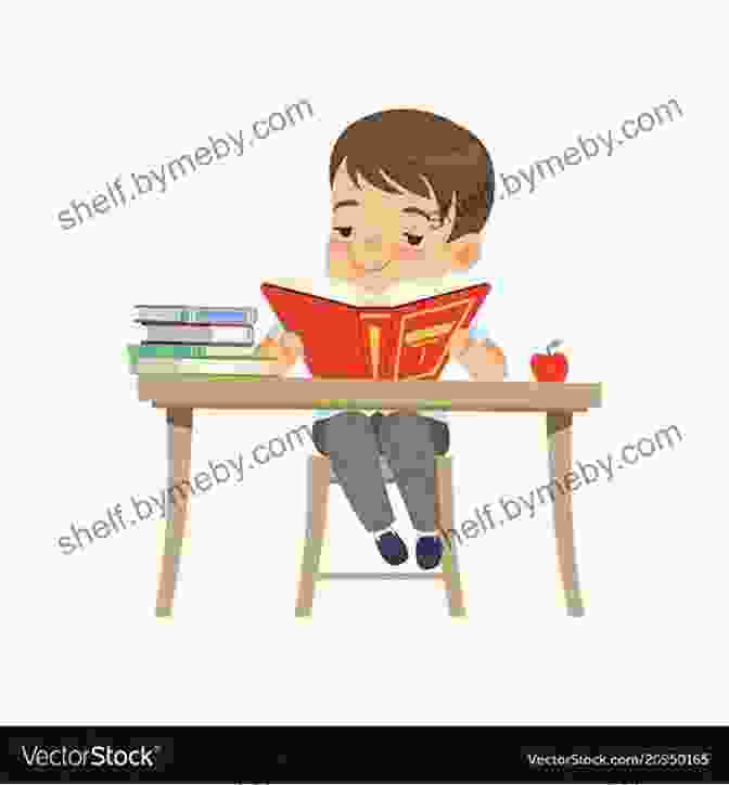 A Young Boy Sitting At A Desk, Reading A Book. The Richest Man In The World: The Story Of Adnan Khashoggi