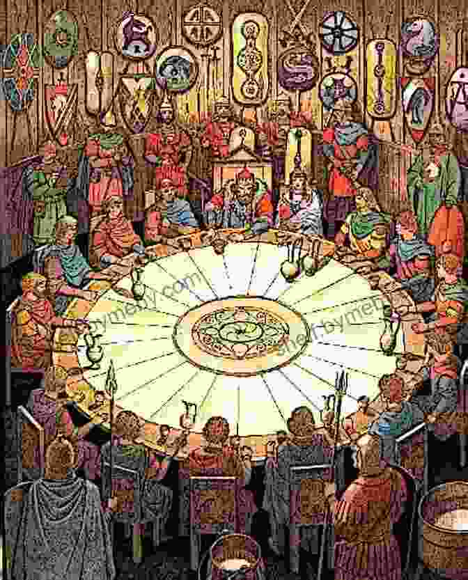 An Epic Painting Depicting King Arthur And The Knights Of The Round Table On Their Quest For The Holy Grail King Arthur And The Quest For The Holy Grail (The Grail Quests 1)