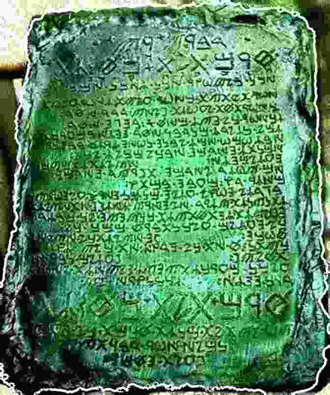 An Illustration Of The Emerald Tablet, A Legendary Alchemical Text The Chemical Choir: A History Of Alchemy