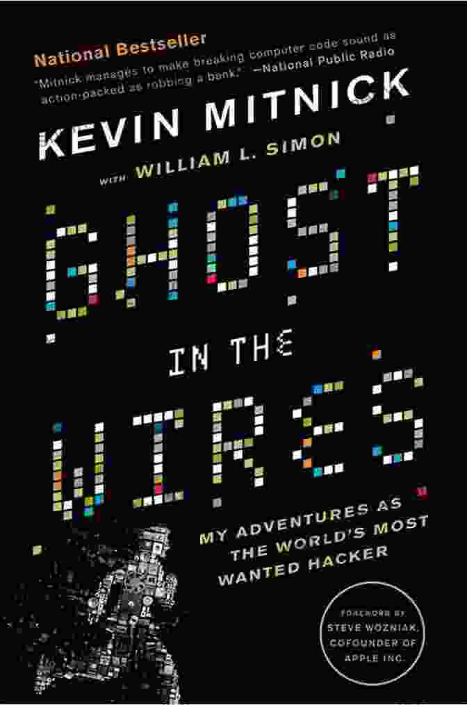 Ghost In The Wires Book Cover Featuring A Ghostly Figure Amidst Computer Circuitry Ghost In The Wires: My Adventures As The World S Most Wanted Hacker