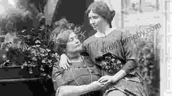 Helen Keller, Standing Next To Anne Sullivan, Her Teacher And Lifelong Companion, Smiles And Holds Her Hand. My Story Helen Keller