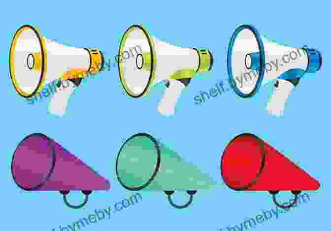 Holla Back But Listen First Book Cover Featuring Colorful Megaphones Symbolizing Effective Communication Holla Back But Listen First