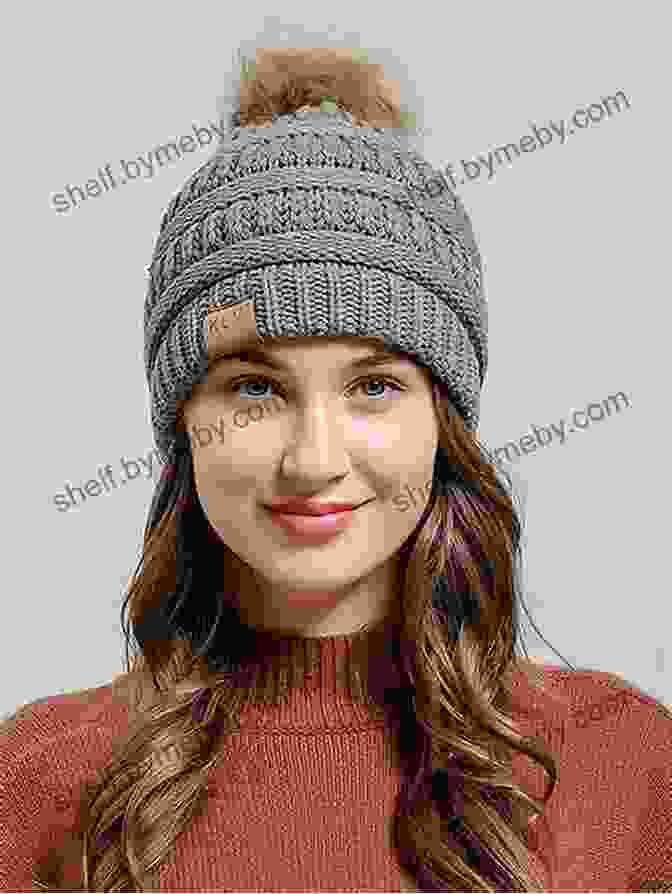 Image Of A Knitted Hat With A Pompom, Worn By A Model With Natural Hair Knits For Real People: Fitting And Sewing Fashion Knit Fabrics (Sewing For Real People Series)