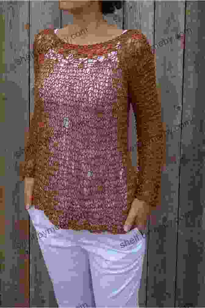 Image Of A Knitted Sweater With A Lace Pattern, Worn By A Plus Size Model Knits For Real People: Fitting And Sewing Fashion Knit Fabrics (Sewing For Real People Series)