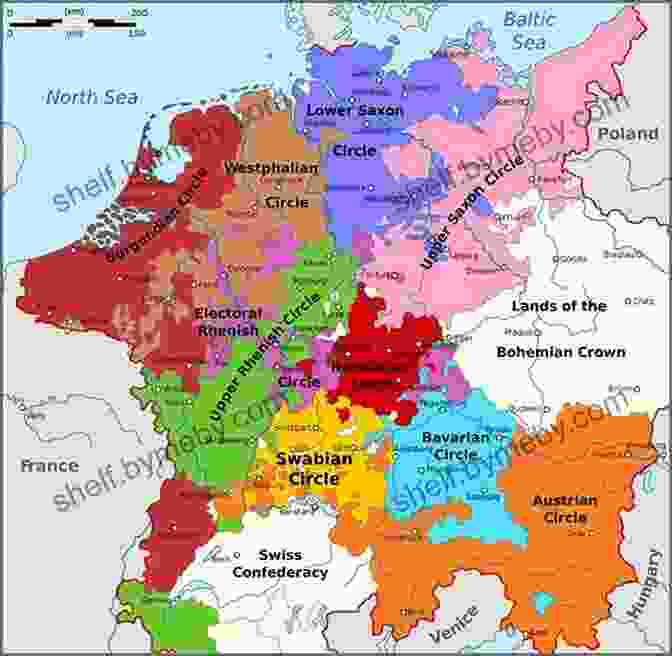 Map Of Medieval Europe, Depicting The Holy Roman Empire, The Byzantine Empire, And The Various Kingdoms And Duchies That Existed During The Period. The History Of Medieval Europe (Illustrated)