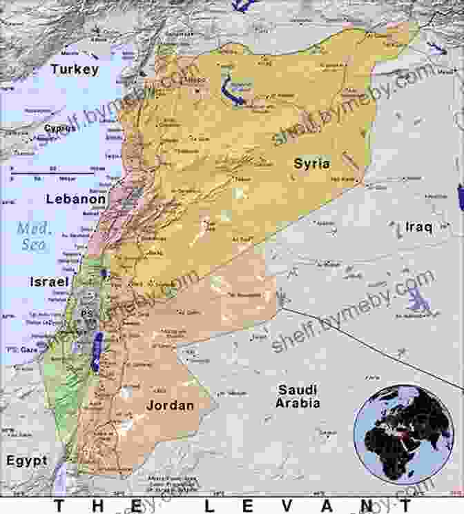 Map Of The Levant Region The Oxford Handbook Of The Archaeology Of The Levant: C 8000 332 BCE (Oxford Handbooks)