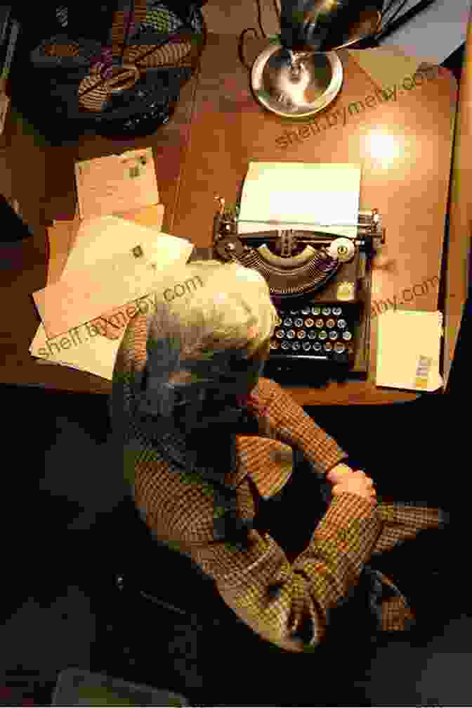 Marjorie Working At Her Typewriter Marjorie Her War Years: A British Home Child In Canada