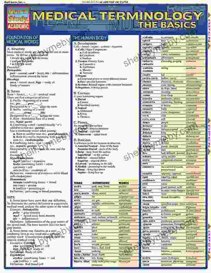 Medical Terminology The Basics Quick Study Academic Book Cover Medical Terminology: The Basics (Quick Study Academic)