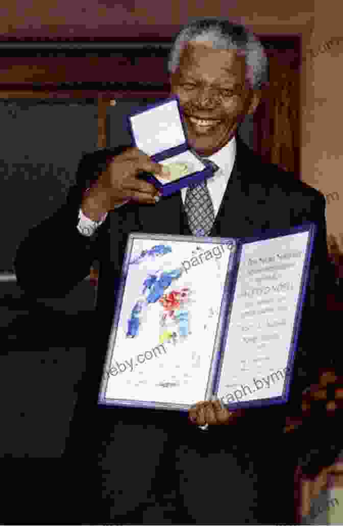 Nelson Mandela Receiving The Nobel Peace Prize Mandela For Kids Amazing People Of The World