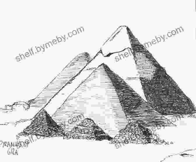 Olivier's Sketch Of The Pyramids Of Giza An Artist In Egypt Morgan Richard Olivier