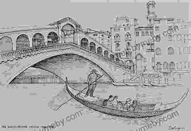 Sketch Of A Peaceful Canal In Venice, Showcasing The Intricate Architecture And Tranquil Atmosphere. Sketch The World: Europe Jeffrey Chipps Smith