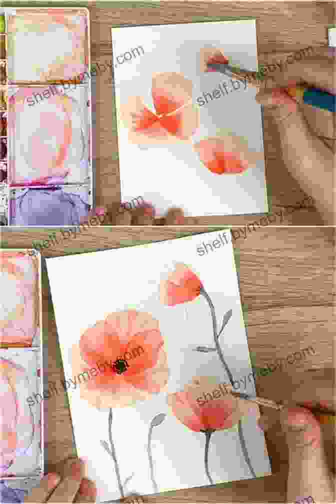 Step By Step Guide To Painting Watercolor Flowers Watercolour Flowers Step By Step (Painting Step By Step)