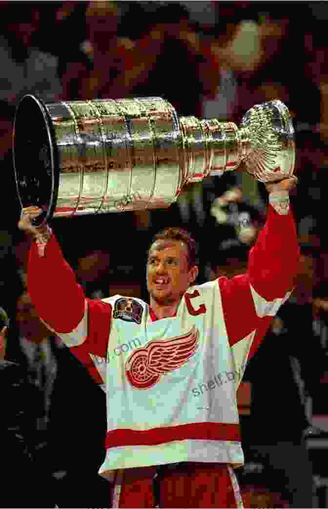 Steve Yzerman Celebrating A Stanley Cup Victory With The Detroit Red Wings. The Big 50: Detroit Red Wings