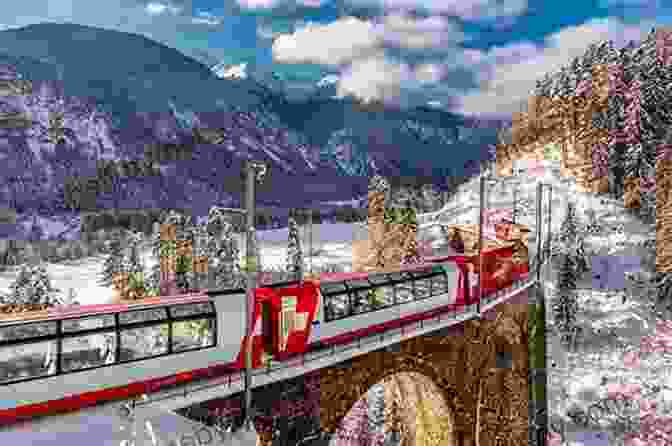 Stunning View Of The Swiss Alps From The Panoramic Train Window Insight Guides Great Railway Journeys Of Europe (Travel Guide EBook)