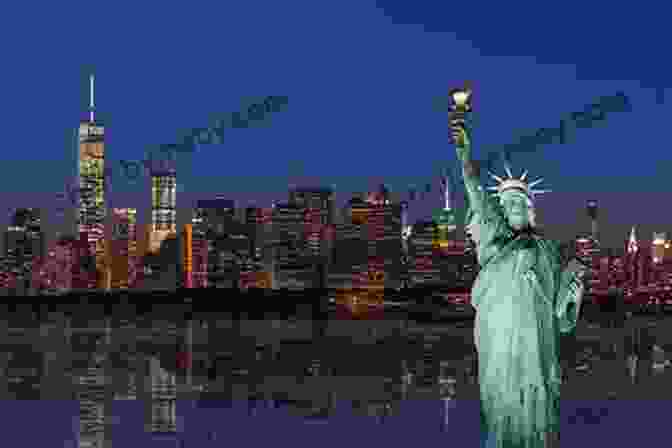 The Statue Of Liberty With New York City Skyline My Little Golden About The Statue Of Liberty