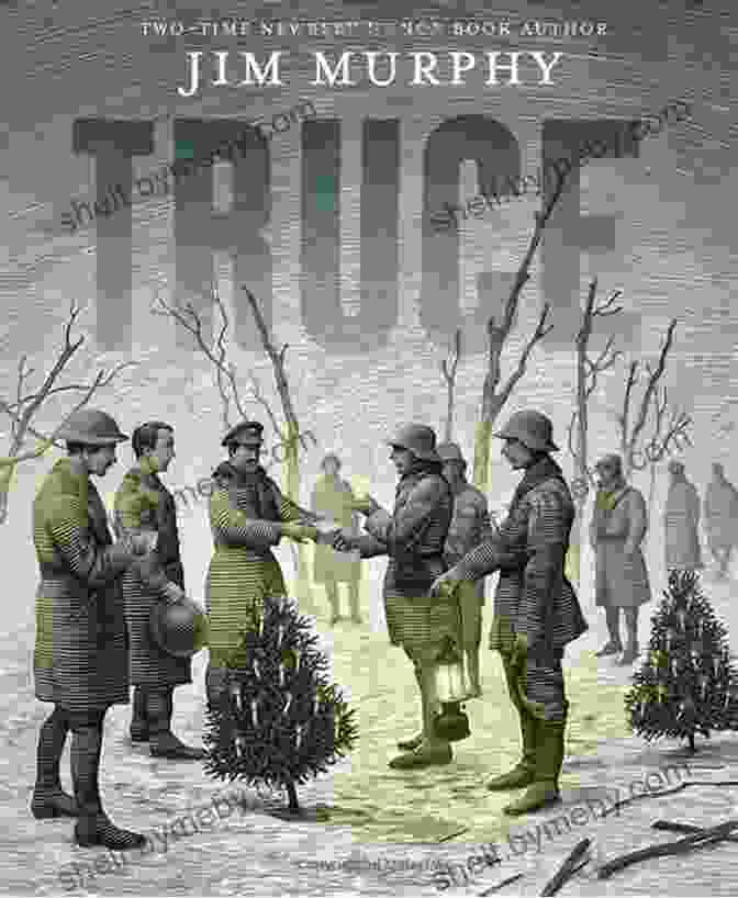 Truce Book Cover Featuring A Poignant Scene Of Two Characters Embracing Amidst A Desolate Landscape Truce Jim Murphy