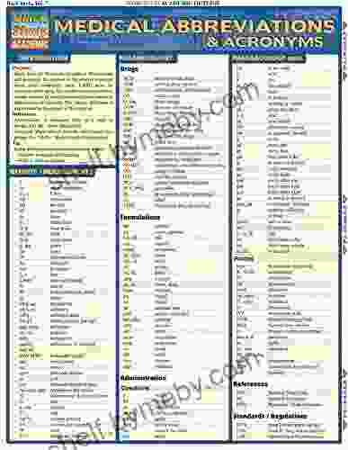 Medical Abbreviations Acronyms (Quick Study Academic)